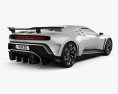 Bugatti Centodieci 2022 Modello 3D vista posteriore