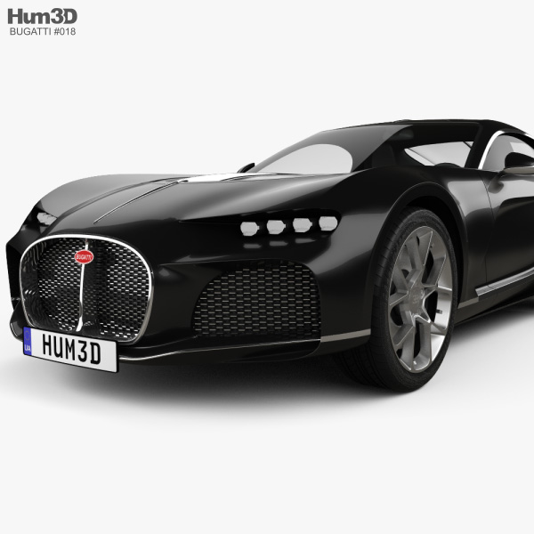 Bugatti Atlantic 2016 3D model - Vehicles on Hum3D