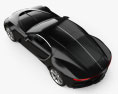 Bugatti Atlantic 2016 3D-Modell Draufsicht
