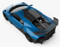 Bugatti Chiron Pur Sport 2022 Modèle 3d vue du dessus