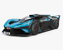 Bugatti Bolide 2022 Modello 3D