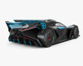 Bugatti Bolide 2022 3Dモデル 後ろ姿