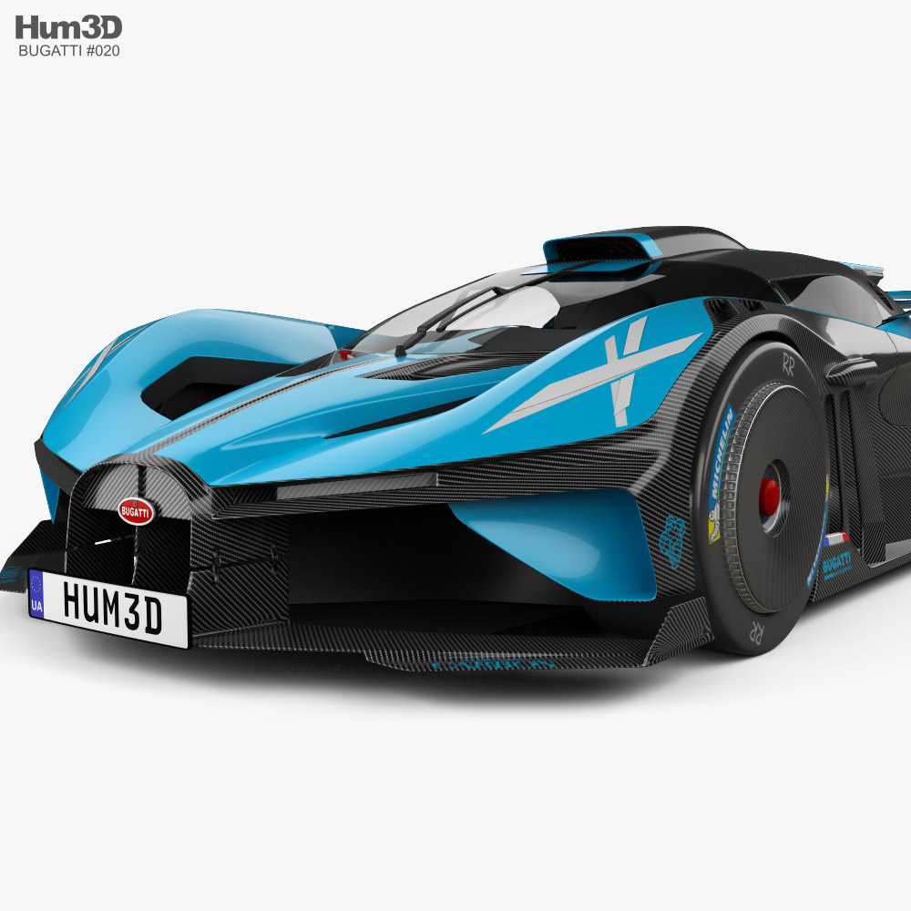 Bugatti Bolide 3D Model