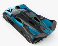 Bugatti Bolide 2022 3D 모델  top view