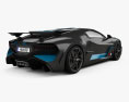 Bugatti Divo 인테리어 가 있는 2020 3D 모델  back view