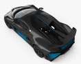 Bugatti Divo 인테리어 가 있는 2020 3D 모델  top view