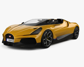 Bugatti W16 Mistral 2024 3D模型