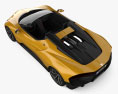 Bugatti W16 Mistral 2024 3D模型 顶视图