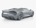 Bugatti W16 Mistral 2024 3D 모델 