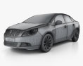 Buick Verano (Excelle GT) 2015 3D模型 wire render
