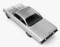 Buick LeSabre 2 porte Hard-top 1961 Modello 3D vista dall'alto