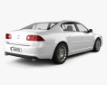 Buick Lucerne 2011 3D 모델  back view