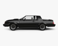 Buick Regal Grand National 1987 Modello 3D vista laterale