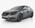 Buick Regal 2014 3D-Modell wire render