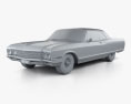 Buick Electra 225 Sport Coupe 1966 3d model clay render
