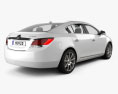 Buick LaCrosse (Alpheon) 带内饰 2012 3D模型 后视图