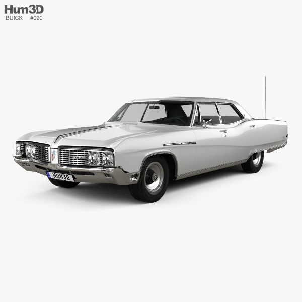 Buick Electra 225 4-door hardtop 1968 3D model