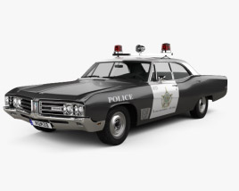 Buick Wildcat Police 1968 3D model
