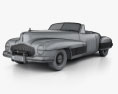 Buick Y-Job 1938 3D-Modell wire render