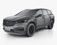 Buick Enclave 2020 3D-Modell wire render