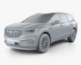 Buick Enclave 2020 3D-Modell clay render