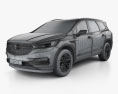 Buick Enclave Avenir 2020 3d model wire render