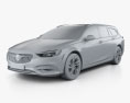 Buick Regal TourX (US) 2017 3D модель clay render