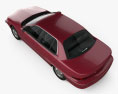 Buick Skylark 轿车 1995 3D模型 顶视图