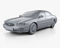 Buick LeSabre Limited 2005 3d model clay render