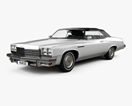 3D model of Buick LeSabre convertible 1975