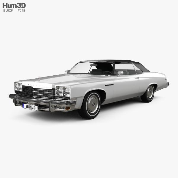 Buick LeSabre convertible 1975 3D model