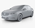 Buick Excelle GT 2020 3D модель clay render