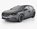 Buick Excelle GX 2020 3d model wire render