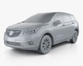 Buick Envision 2020 Modèle 3d clay render