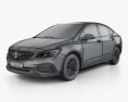 Buick Verano CN-spec 2021 3Dモデル wire render