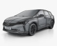 Buick Velite 6 PHEV 2017 3d model wire render