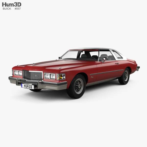 Buick Riviera GS 1975 3D model