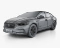 Buick LaCrosse Avenir CN-spec 2020 3D модель wire render