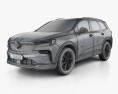 Buick Enclave Avenir CN-spec 2022 3D-Modell wire render