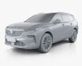 Buick Enclave CN-spec 2022 3Dモデル clay render