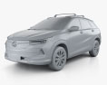 Buick Encore 2022 3D 모델  clay render