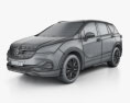 Buick Envision 2022 Modèle 3d wire render