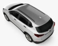 Buick Envision 2022 Modèle 3d vue du dessus