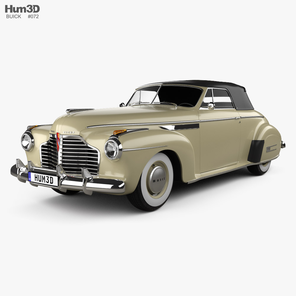 Buick Roadmaster descapotable 1941 Modelo 3D