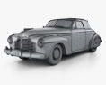 Buick Roadmaster Кабріолет 1941 3D модель wire render