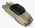 Buick Roadmaster 敞篷车 1941 3D模型 顶视图