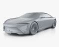 Buick Wildcat EV 2022 3Dモデル clay render