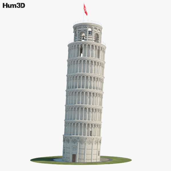 Leaning Tower of Pisa 3D model