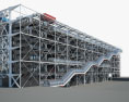 Centre Georges Pompidou 3d model
