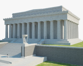 Меморіал Лінкольна 3D модель